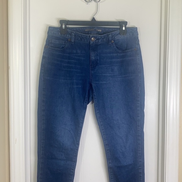Michael Kors - Izzy Skinny Dark Denim Jeans Size 6 - Picture 2 of 12